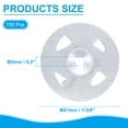 thumbnail image 2 of Unique Bargains 41mm Insulation Washers, 150pcs Metal Insulation Washers Perforated Washers Galvanized Steel for Foam Insulation Board, 2 of 7