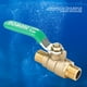 thumbnail image 3 of Válvula De Bola, Válvula De Bola De Tubo De Latón Macho A Macho Válvula De Bola De Cierre Bidireccional Para Acopladores De Aire, Agua Y Lavadora A Presión, 3 of 8