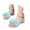 P153 Blue, variant on Tfken Skid-Resistant Sandals Little Girls Summer Walking Shoe Holiday Open Toe Sandals Lightweight Shoes Fashion Elegant Breathable Wedding Party Teen Footwear Daily Comfortable Size 5-5.5 Years Blue