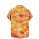 thumbnail image 5 of Blusa y camisa de manga corta con cuello vuelto Camisa casual para hombre Camisa de bolos vintage de manga corta Camisas de verano de playa cubana Camisa abotonada Blusa de poliéster para hombre, 5 of 5
