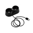 thumbnail image 1 of PS4 Controller Charger Dual Charging Dock Station Stand Holder Base for Playstation 4 PS3/PS4 VR Move PSVR Controller, 1 of 5
