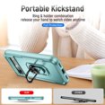thumbnail image 6 of for Google Pixel 7 Pro Case, Slim Fit Military Grade Drop Tested Dual Layer Shockproof Case with 360 Ring Holder Kickstand Protective Rugged Car Magnetic Non-Slip Phone Case,Green, 6 of 10