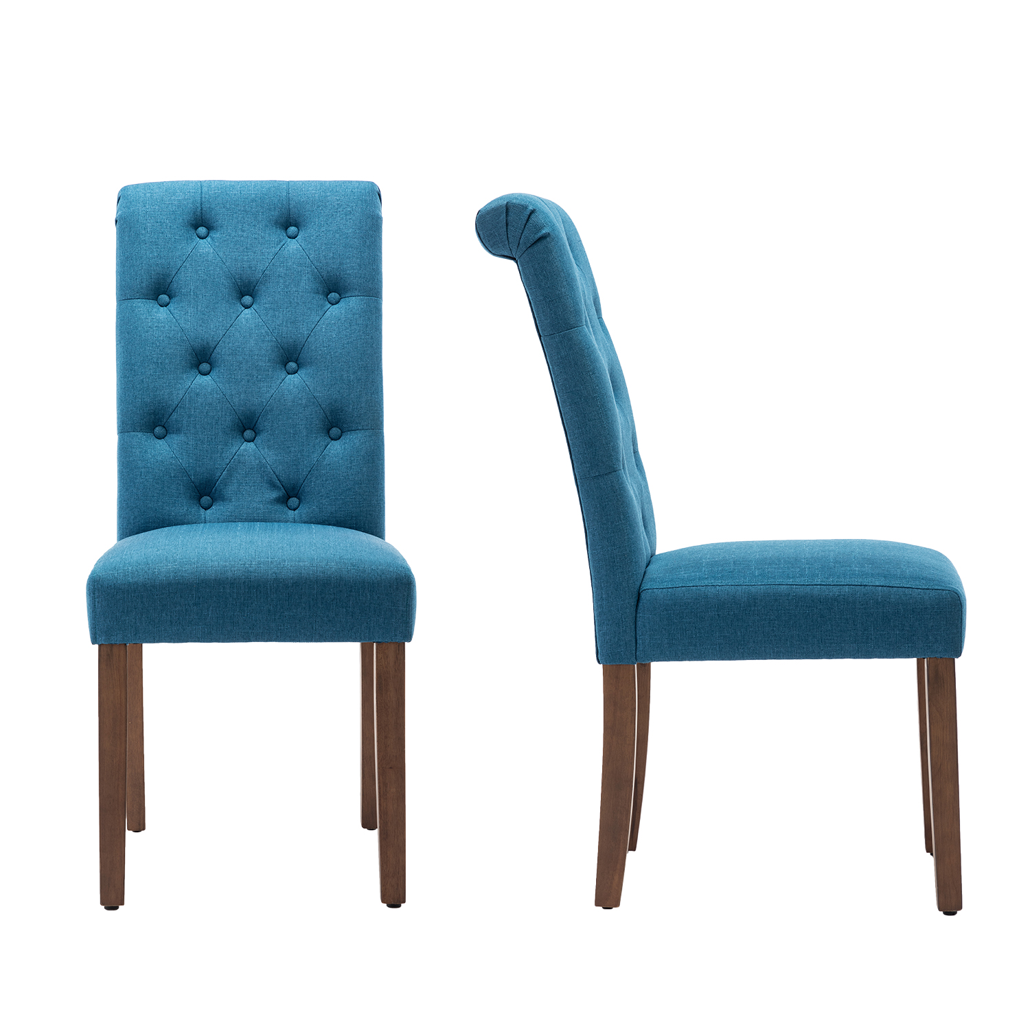 Contemporary Accent Chair Chairs Set of 2, Tufted Parsons ...