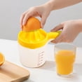 thumbnail image 1 of Portable Manual Hand Squeezer Juicer Yellow Fruit For Orange Easy Smart Fruit Juicer Cup Juice Mixer Hand Cool Juicer Smart Minibar plus Organic Nut Milk Bag for Celery Juice Sunkist Milk Glass Juicer, 1 of 3