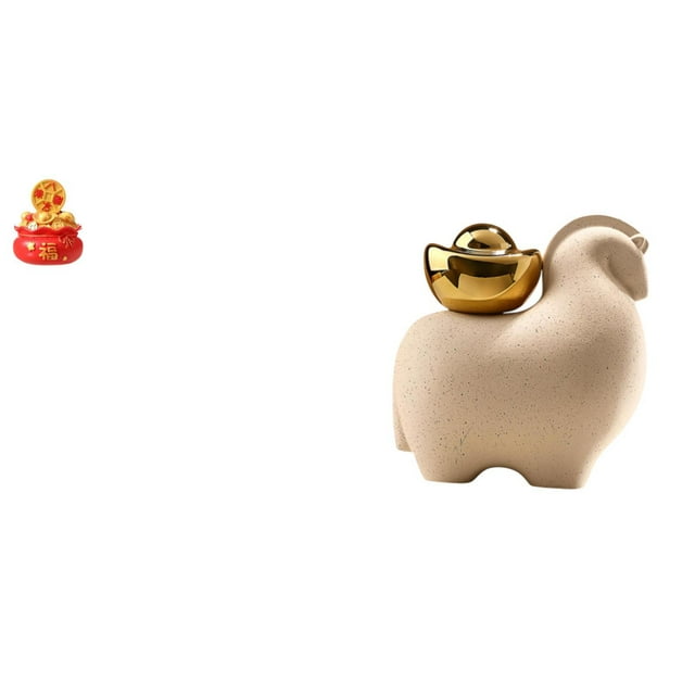 Adorno De Cornucopia Con Forma De Cuenco Del Tesoro Para Festivales Con Figura De Animal En Miniatura, Artesanía Creativa De Feng Shui Para El Hogar, La Oficina, El Dormitorio, Regalo De