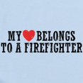 thumbnail image 2 of CafePress - My Heart Belongs To A Firefighter Infant Bodysuit - Baby Light Bodysuit, Size Newborn - 24 Months, 2 of 4