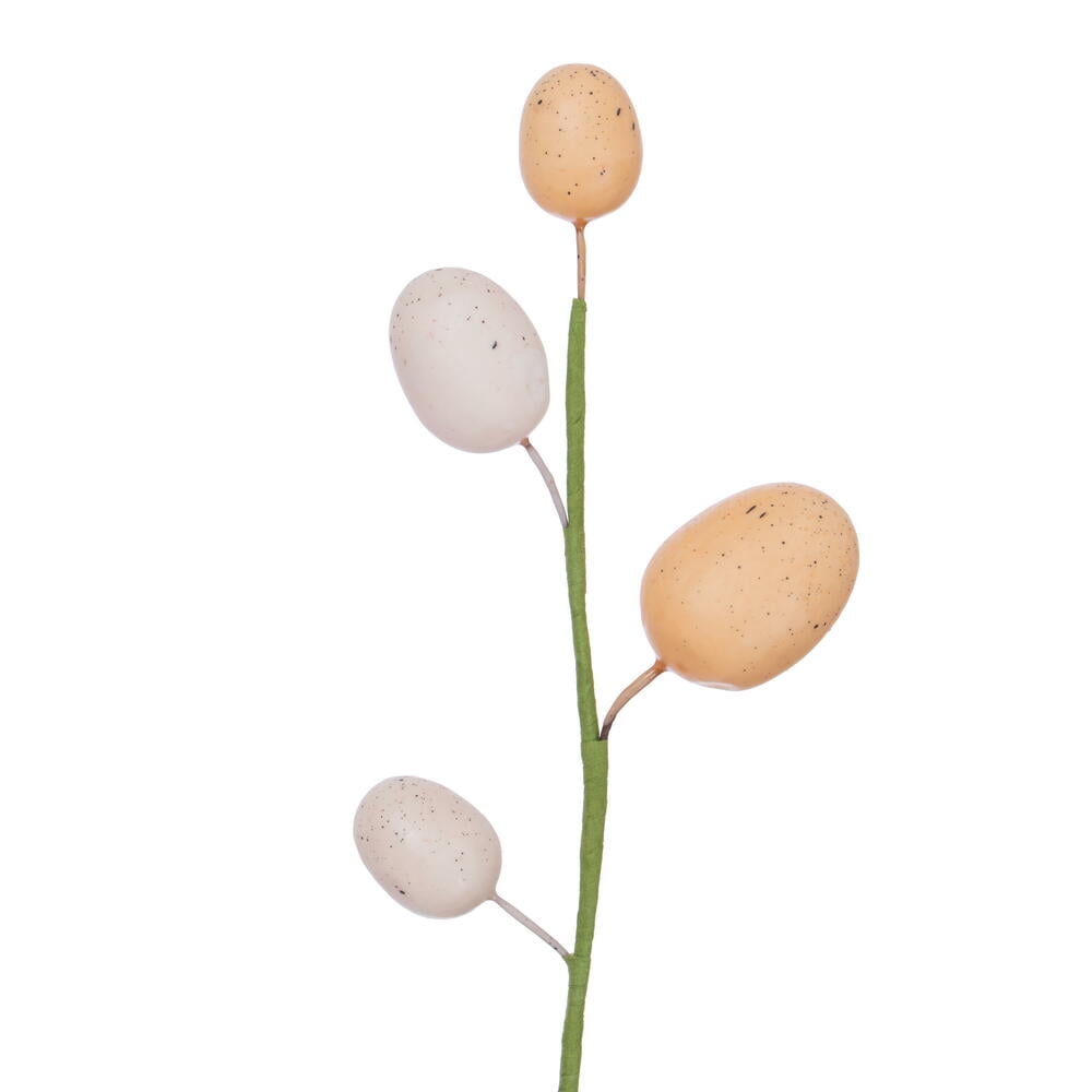 60" Orange/Ivory Easter Eggs