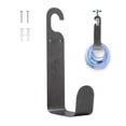 thumbnail image 1 of GARTOL Garden Hose Hanger Wall Mount Hose Holder Heavy Duty Car Hose and Cord Hook with Screws and Expansion Bolt 1 Pack (Black), 1 of 6
