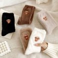thumbnail image 5 of 5 Pack Warm Fuzzy Cozy Socks for Women,Slipper Fluffy Comfy Plush Warm Winter Sleep Home Soft Socks, 5 of 7