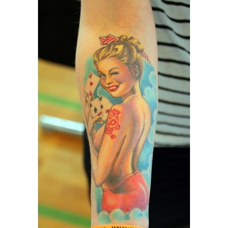 - Canvas Print Forearm Tatoo Tattoo Convention Tatoo Stretched Canvas 10 x 14