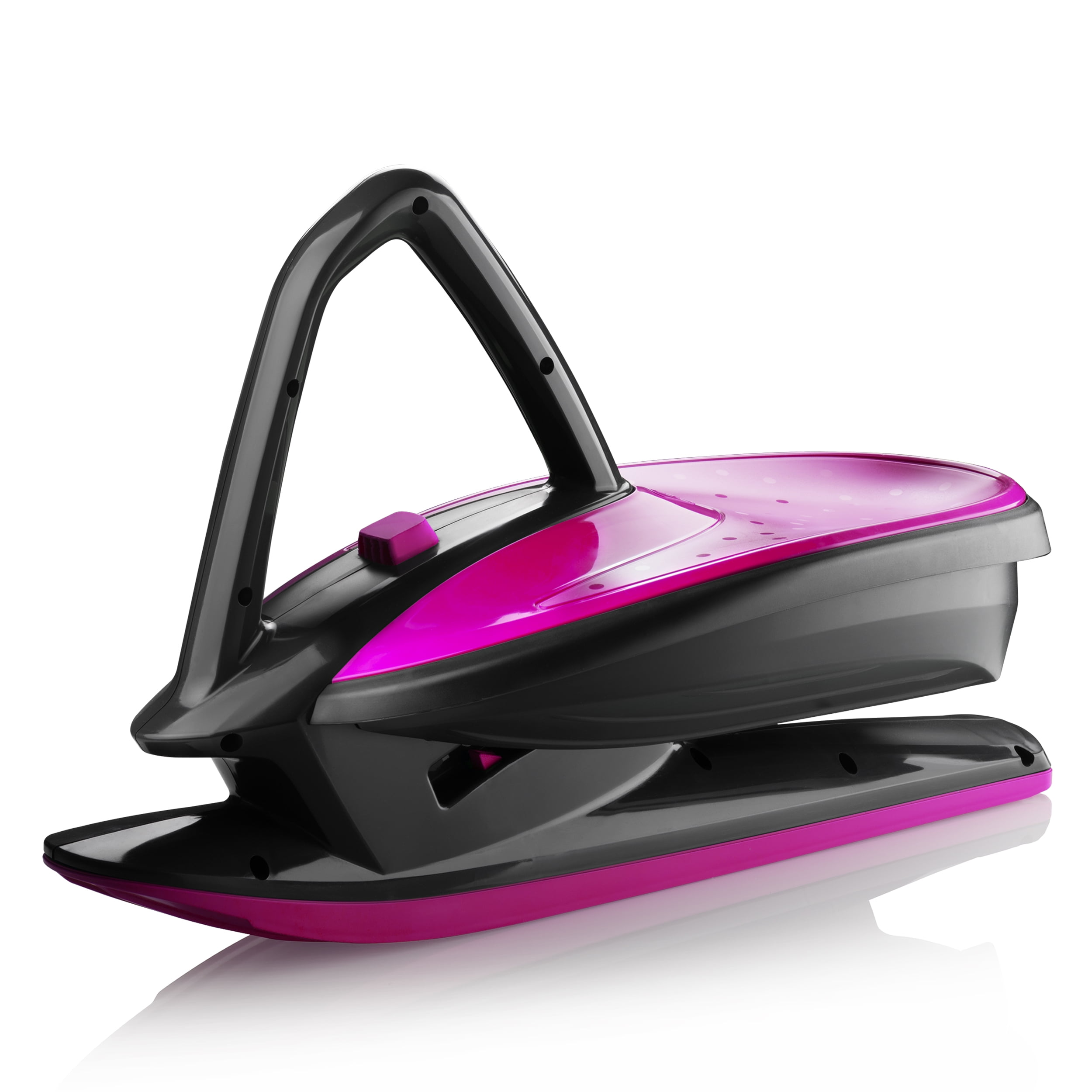 Skidrifter Slope Racer Ski Sled for Kids and Adults with Manual Stability Program Button by Gizmo Riders Monster Pink by Plastkon