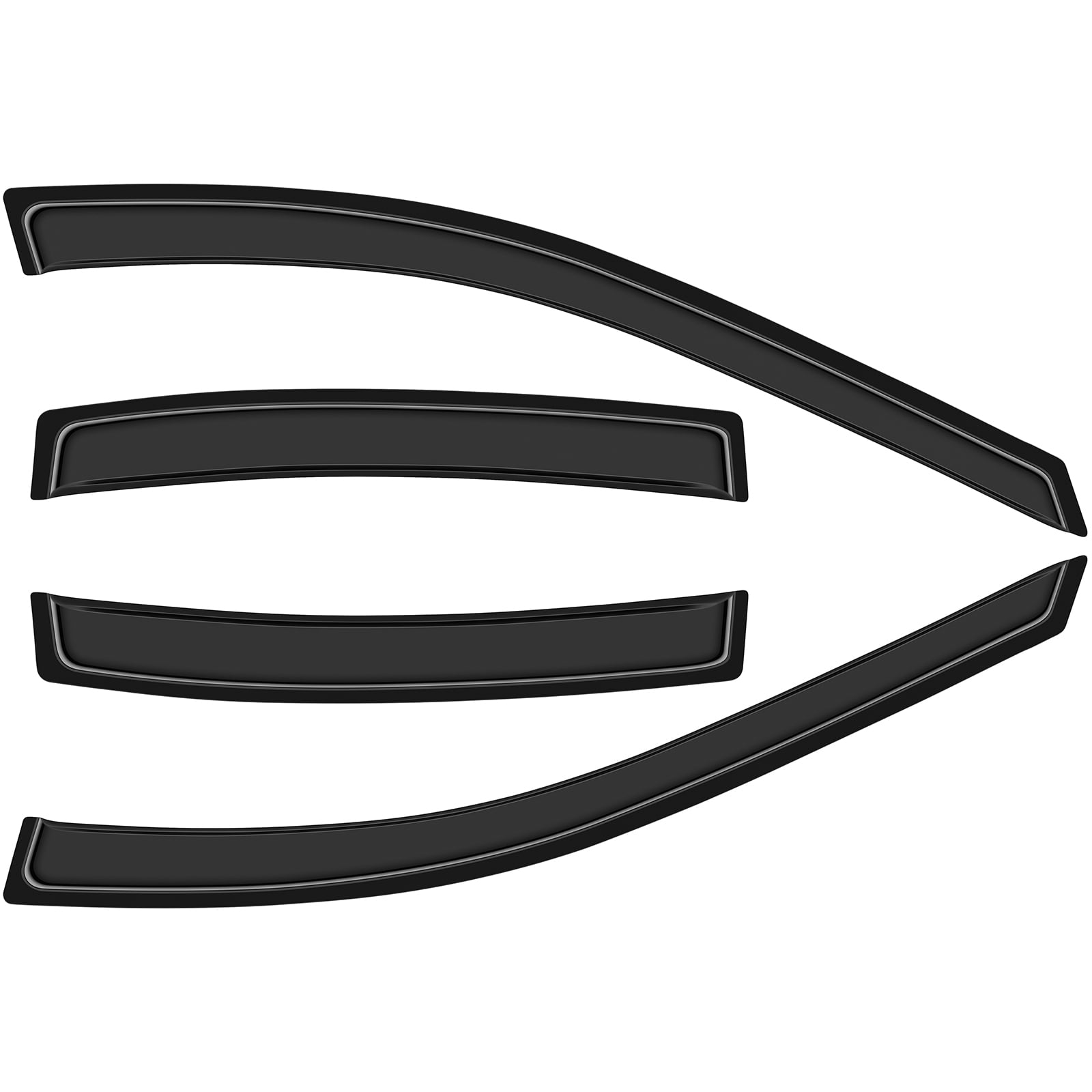CBX Auto 4pcs Side Window Deflectors Window Visors For 98