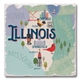thumbnail image 6 of Thirstystone Illinois Attractions Tumbled Tile Coaster 4-Pack, 6 of 8