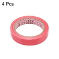 thumbnail image 3 of Uxcell 4 Rolls Wire Harness Cloth Tape 4/5"x66ft(20mmx20m) 0.2mm Thick Fabric High Adhesive Tearable Heat Resistant Tapes for Carpet Seaming Auto Cable Fixed, Pink, 3 of 7