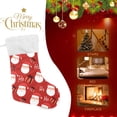 thumbnail image 5 of Ryvnso Christmas Stockings Santa Claus Gifts 17.7" Large Stocking Decoration 1 Pack, 5 of 7