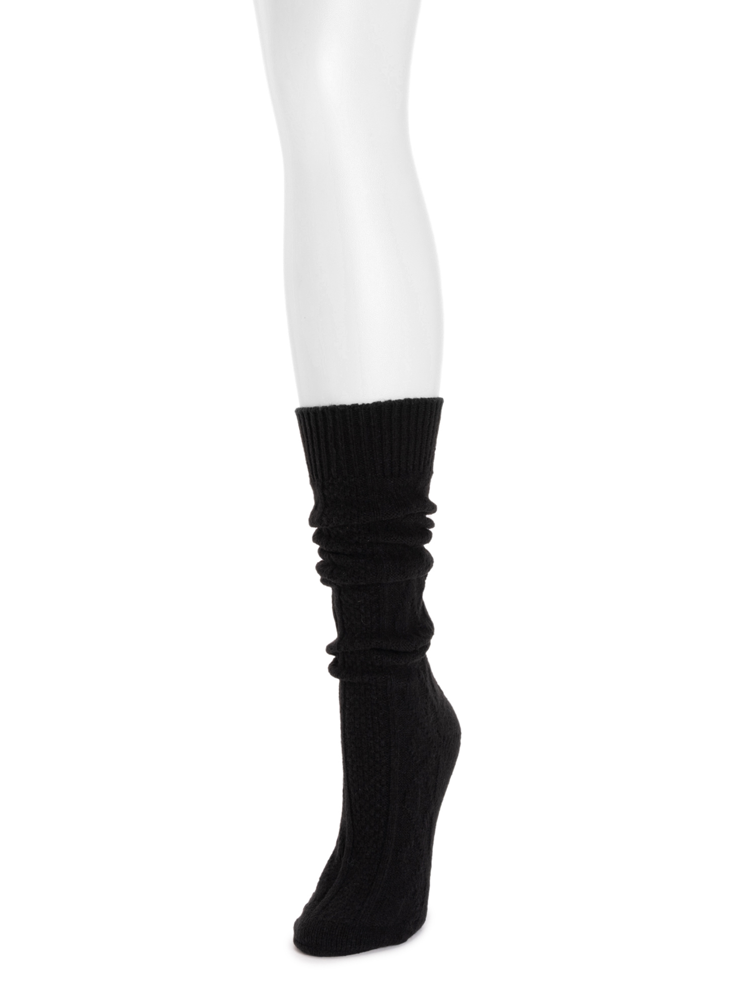 Muk Luks Women's Microfiber Knee-High Boot Sock, 1-Pack, Size 6-11