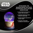 thumbnail image 7 of The Mandalorian Lights Up Star Wars Snow Globe, Blue, 7 of 7