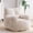 Beige, variant on Bean Bag Chair for Adults, Large Corduroy Beanbag Chair with Ergonomic Back Support, Black Memory Foam Floor Sofa for Bedroom Dorm