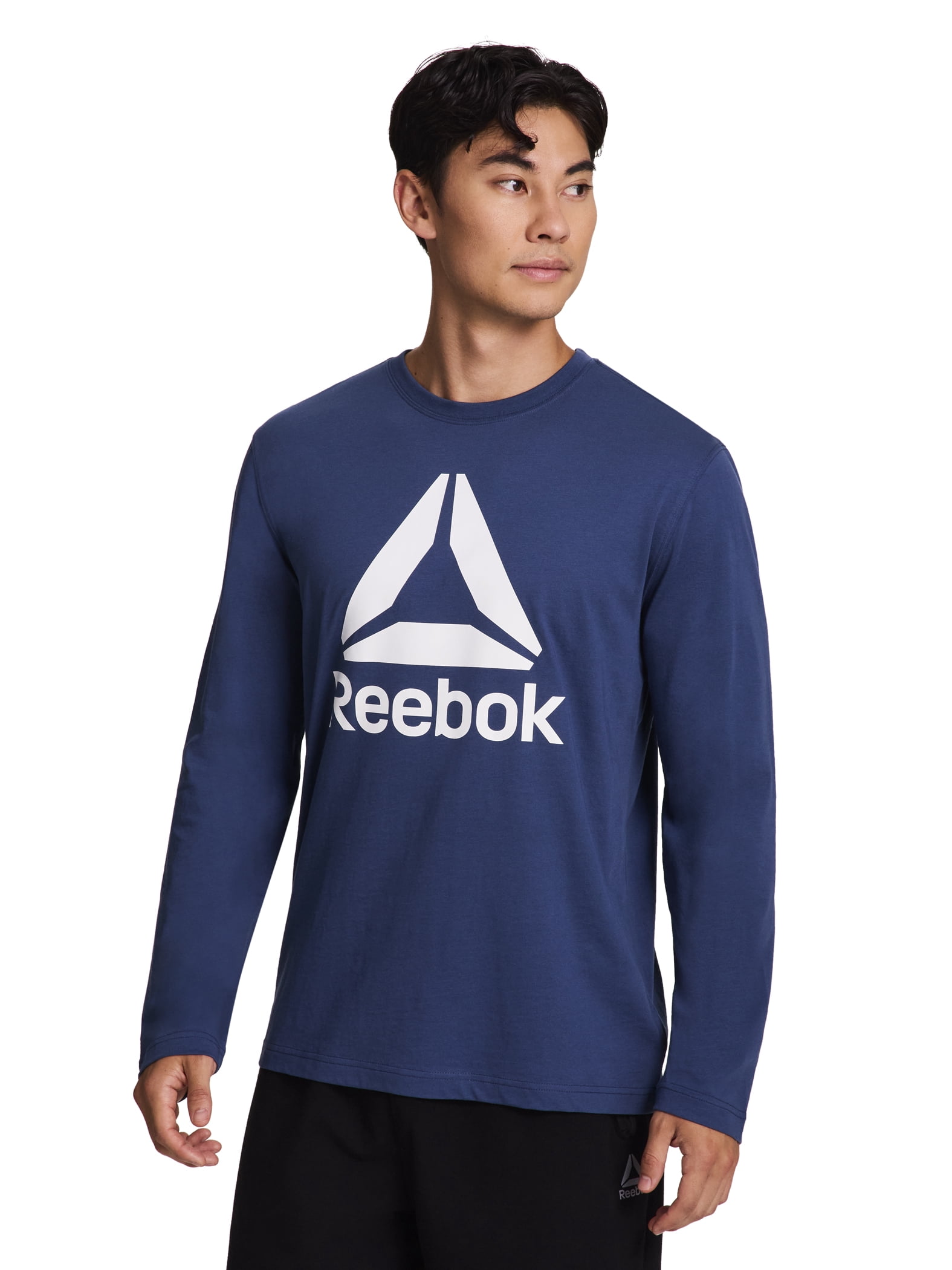 Reebok Men's and Big Men's Core Graphic Long Sleeve Top, Sizes XS-5XL