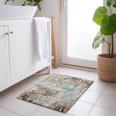 Addison Rugs Mayfield Washable Transitional Soft Abstract Moody Rectangle Rug, 1'8" x 2'6"