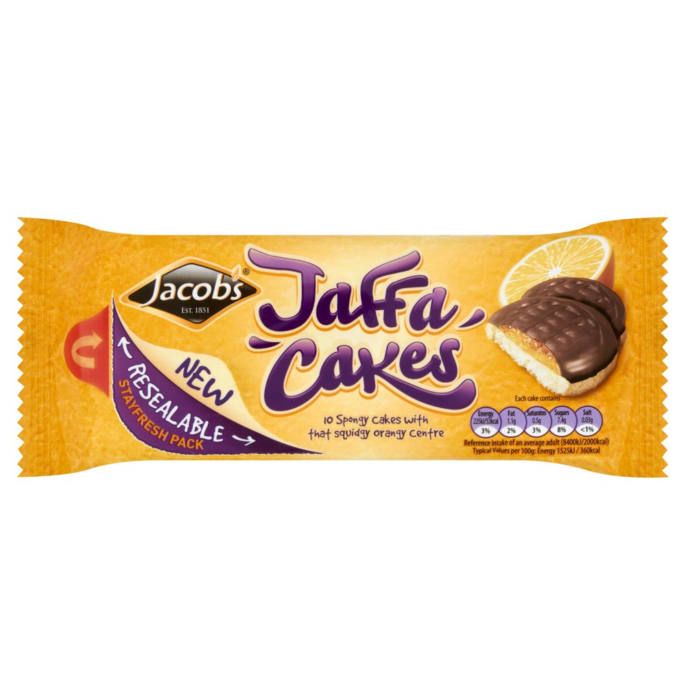 Jacob’s Orange Jaffa Cakes, 5.18oz (147g)