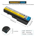 thumbnail image 5 of 11.1V 58Wh Battery for Lenovo B470 B570 B575 G460 G470 G475 G560 G565 G570 G575 G770 G780 V570 121001071 121001072 121001081 121001082 121001083 121001084 121001089 121001091, 5 of 12