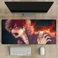 thumbnail image 3 of Anime-Themed Large Mouse Pad for Gaming - Non-Slip, Rubber Base, High-Definition Printed Design, Durable Stitched Edges - Ideal for Home & Office, Desk Accessory, PC & Study - Creative Animation Scene, 3 of 5