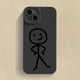 thumbnail image 1 of Funda de teléfono de dibujos animados Matchman para IPhone 11, 12, 13, 14 Pro Max, Mini, XR, XS, X, 7, 8 Plus, SE2020, funda de silicona TPU suave mate a prueba de golpes, 1 of 4