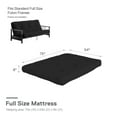 thumbnail image 4 of DHP Kali 8" Thermobonded High Density Polyester Fill Futon Mattress, Full Size, 4 of 6