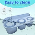 thumbnail image 3 of Joernso Silicone Hollow Cylinder Ice Cube Tray with Lid Slow Melting Leak-Proof Easy Release Ice Mold for Cola Juice Coffee Stackable Ice Cubes Maker for 30-40oz Tumblers, 3 of 7