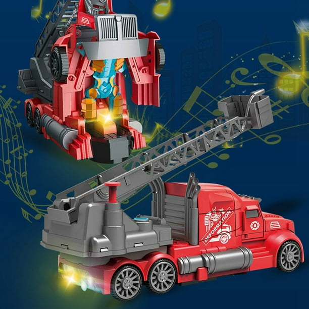 City Heroes - Camion de pompier Sons et lumières 36 cm - Véhicules