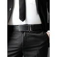 thumbnail image 3 of YOETEY Mens Belt, Ratchet Belt for Dress Casual, Leather Belt Adjustable to Fit 1 3/8"(35mm), 3 of 9