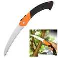 thumbnail image 1 of Woodworking Tools Metal, Carpenter Tools Woodworking Tools, 1 Curved Blade Folding Hand Saw(Orange One Size), 1 of 8