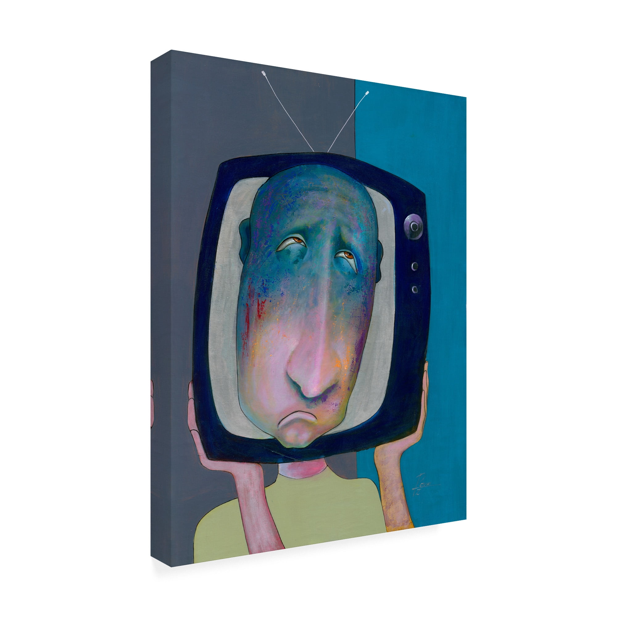 Trademark Fine Art 'iTube' Canvas Art by Ronny Z