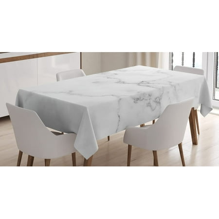 

Mindunm Marble Tablecloth Mineral Nature Surface Motif Organic Rock Formation Models Industrial Print Dining Room Kitchen Rectangular Table Cover 60 X 84 Grey Dust