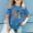 Blue, variant on Toddler Girl Shirts 4t Cartoon Print Short Sleeve T-Shirts Fashion Crew Neck Vacation Tops Little Girls Clothes 3-4 Years