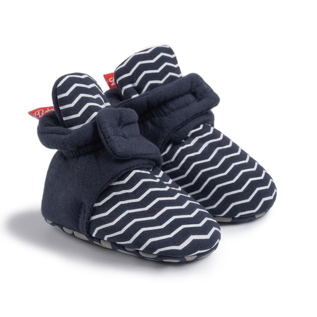 YUNAFFT Baby First Walkers Shoes Non-Slip Striped Winter Cotton Booties Anti-Off Functional Non-Slip Design