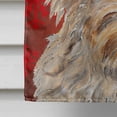 thumbnail image 4 of Carolines Treasures SC9763CHF Doodle Doré 2 Flocons de Neige Rouge Drapeau de Vacances Toile Maison Taille, 4 of 4