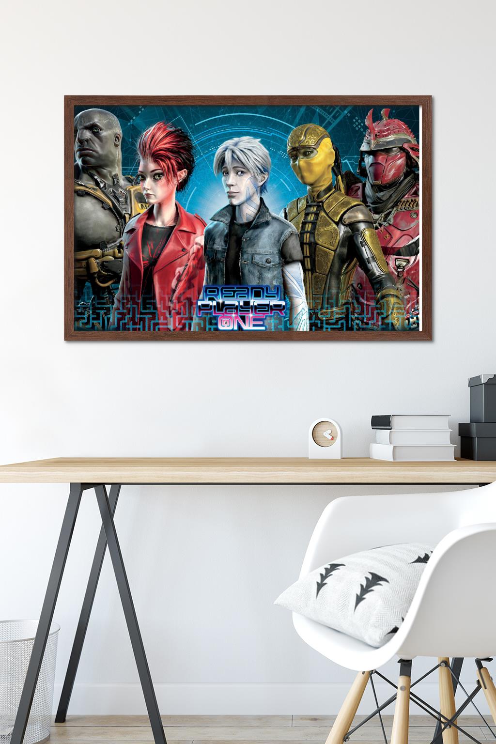 Ready Player One - Group Wall Poster, 22.375" x 34", Framed