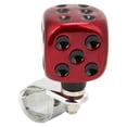 thumbnail image 4 of Rueda giratoria para Volante de Coche, Forma de Dado, Rueda giratoria para Volante de Coche, Perilla Suicida, Ahorro de Mano de Obra para Coches, Camiones, Tractores, Barcos(Rojo), 4 of 8