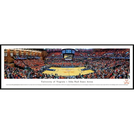 Virginia Cavaliers Basketball at John Paul Jones Arena - Blakeway Panoramas NCAA College Print with Standard Frame