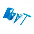 thumbnail image 4 of Calcetín Slider Aid Blue Helper Kit ayuda a poner los calcetines sin doblar zapato cuerno pie Brace medias Aide dispositivo apoyo embarazo Almacenamiento y organización del hogar Paquete de bolsa Naiovety HA006916-00B, 4 of 6
