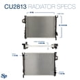 thumbnail image 2 of Spectra Premium CU2813 Automotive Radiator Fits select: 2004-2008 DODGE RAM 1500, 2004-2009 DODGE RAM 2500, 2 of 7