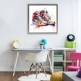 thumbnail image 3 of Stupell Industries Contemporary Sneakers with Watercolor Drip Gray Floating Frame Canvas Art, 25 x 25, by Creative Studio, 3 of 8