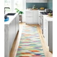 thumbnail image 4 of Dash & Albert Hotline Handwoven Wool Rug, 2' 6" x 8', Multi, 4 of 6