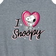thumbnail image 3 of Peanuts - I Heart Snoopy - Women's Racerback Tank Top, 3 of 6