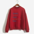 thumbnail image 4 of Women'S Sweatshirt Long Sleeve Sweatshirt Women Pullover Sweatshirt Red Sweatshirts Fall Women Clothes Cute Sweatshirt, 4 of 5