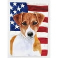 thumbnail image 1 of Carolines Treasures BB9689GF Jack Russell Terrier Patriotic Garden Flag, 1 of 3
