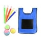 thumbnail image 3 of Juego de Dodgeball con 3 bolas adhesivas, pelotas de juguete suaves, juego de fiesta, 5 cintas, accesorios de juego deportivo al aire libre para, 3 of 9