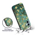 thumbnail image 6 of CoverON Art Design For Apple iPhone 16 / iPhone 16 Phone Case, Flexible Rubber Slim TPU Cover, Almond Blossom, 6 of 8
